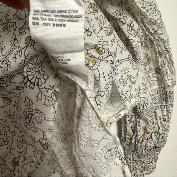 Cleobella Floral‎ Paisley Organic Cotton Blouse - Picture 7 of 8